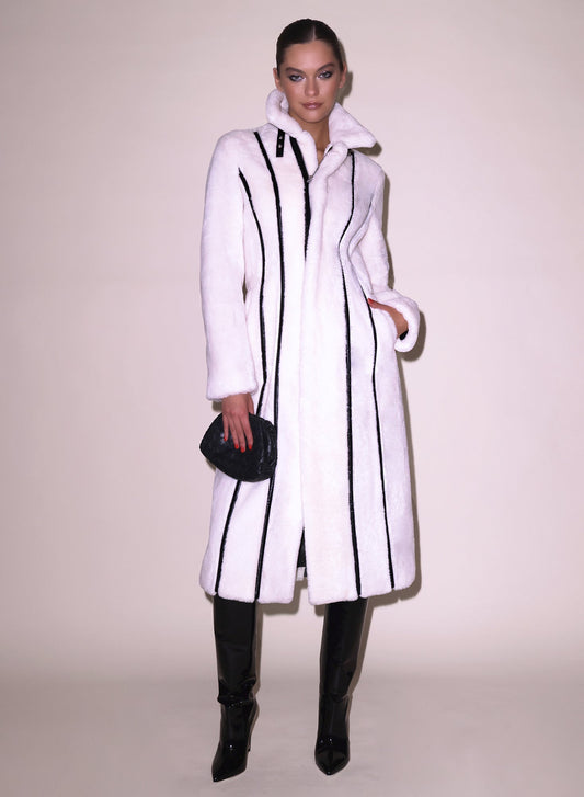 Fleur du Mal Polar Diana Faux Shearling