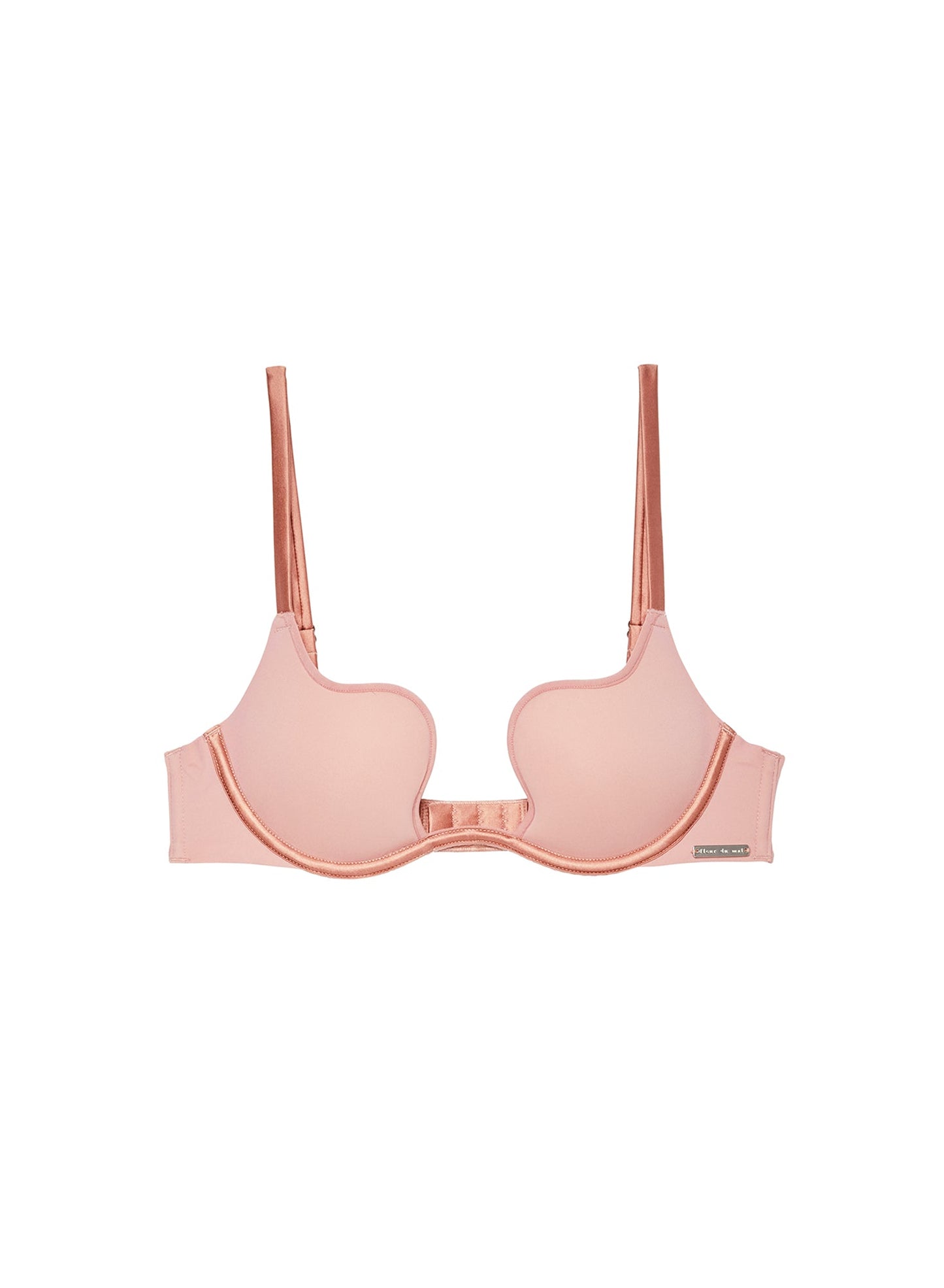 Fleur du Mal Tan Le Stretch Micro Seduce U-Plunge Bra