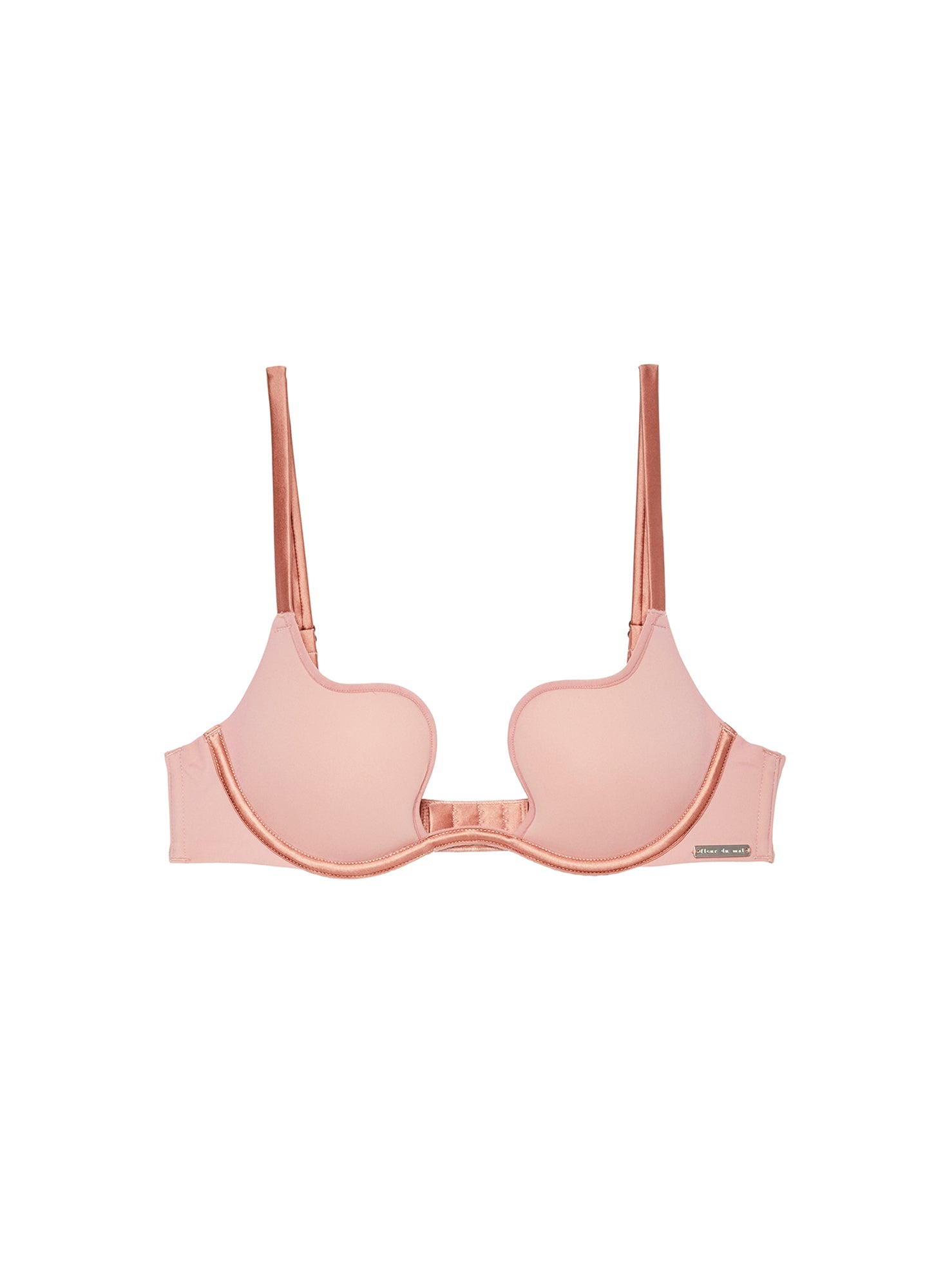 Fleur du Mal Tan Le Stretch Micro Seduce U-Plunge Bra