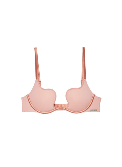 Fleur du Mal Tan Le Stretch Micro Seduce U-Plunge Bra