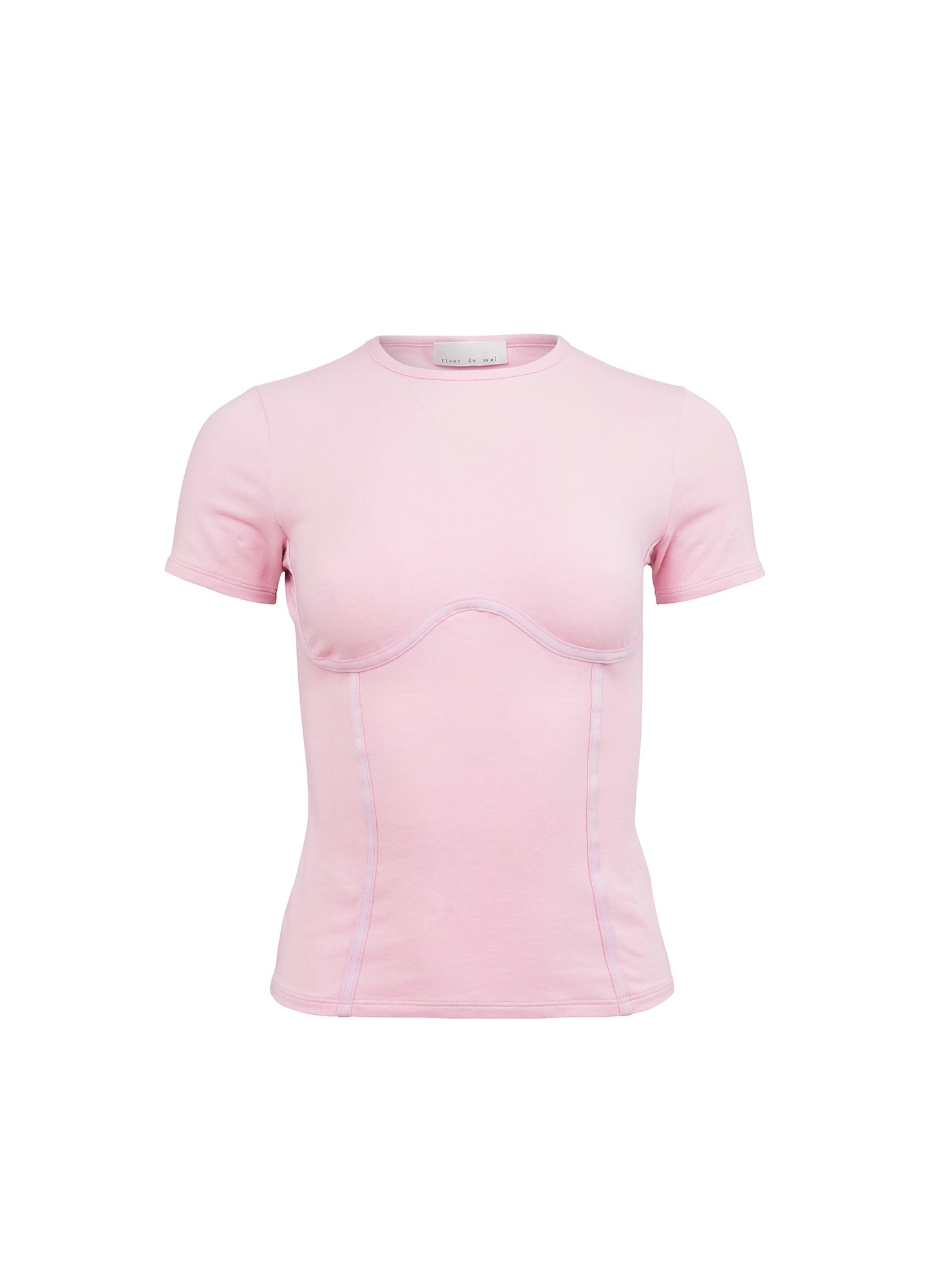 Fleur du Mal Pink Lady Organic Cotton T-Shirt