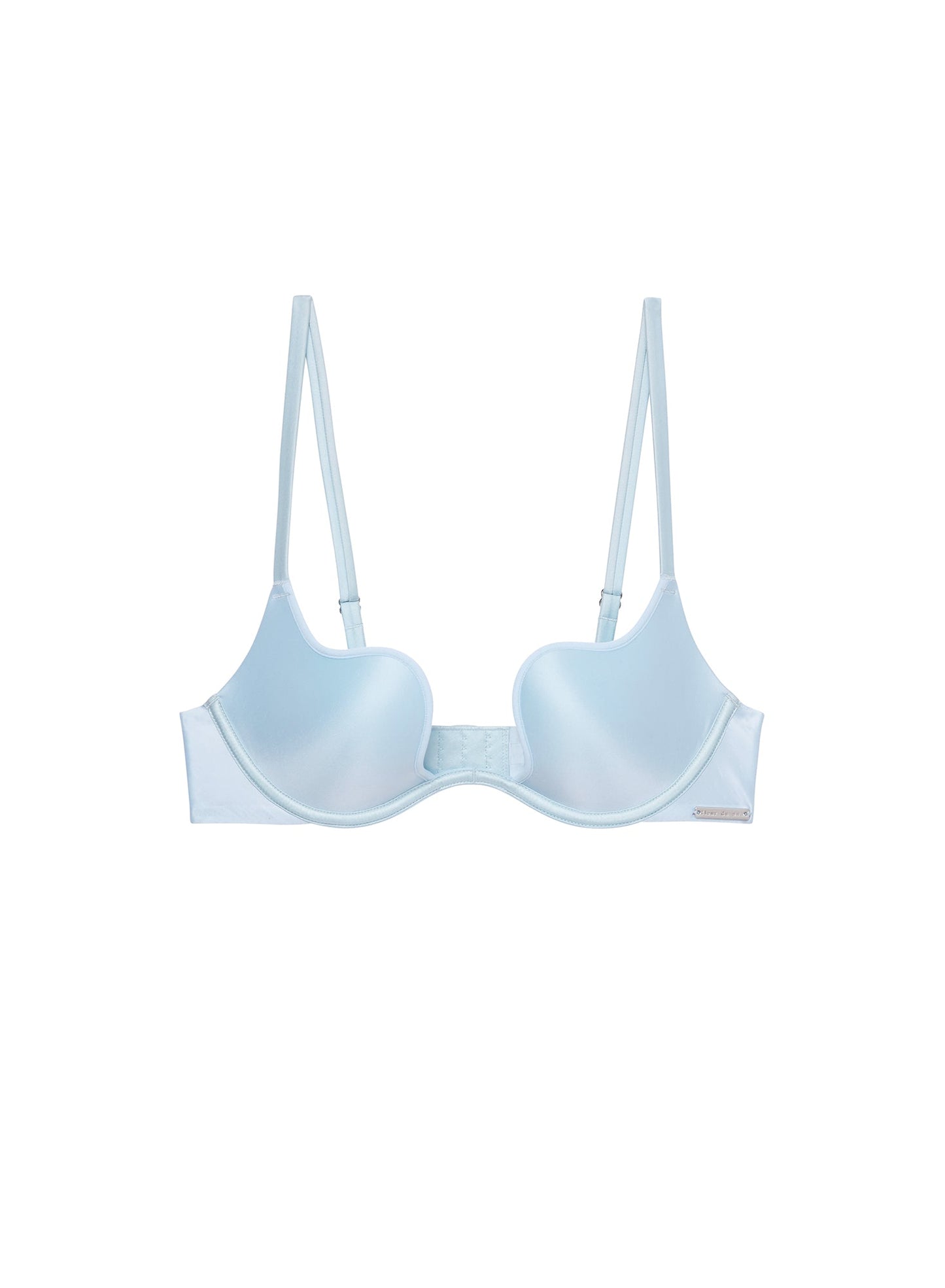 Fleur du Mal Blue Le Gloss Seduce U-Plunge Bra
