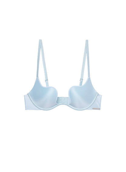 Fleur du Mal Blue Le Gloss Seduce U-Plunge Bra