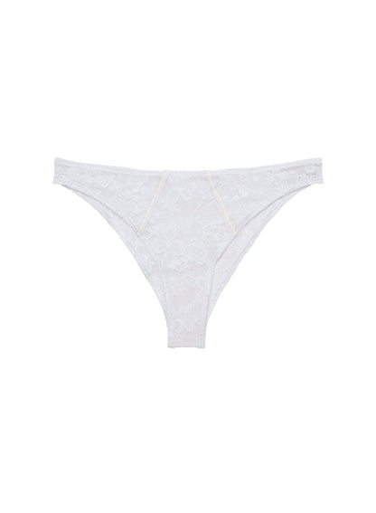 Fleur du Mal Ivory Le Stretch Lace Cheeky