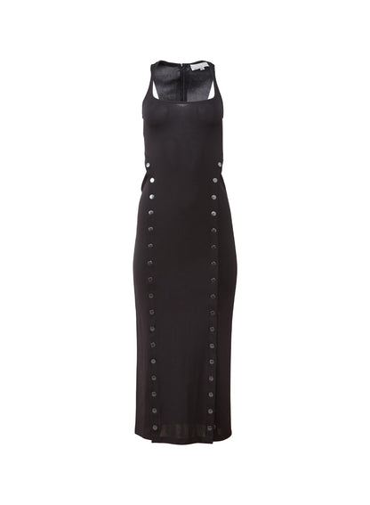 Fleur du Mal Black Scooped Undo Me Dress