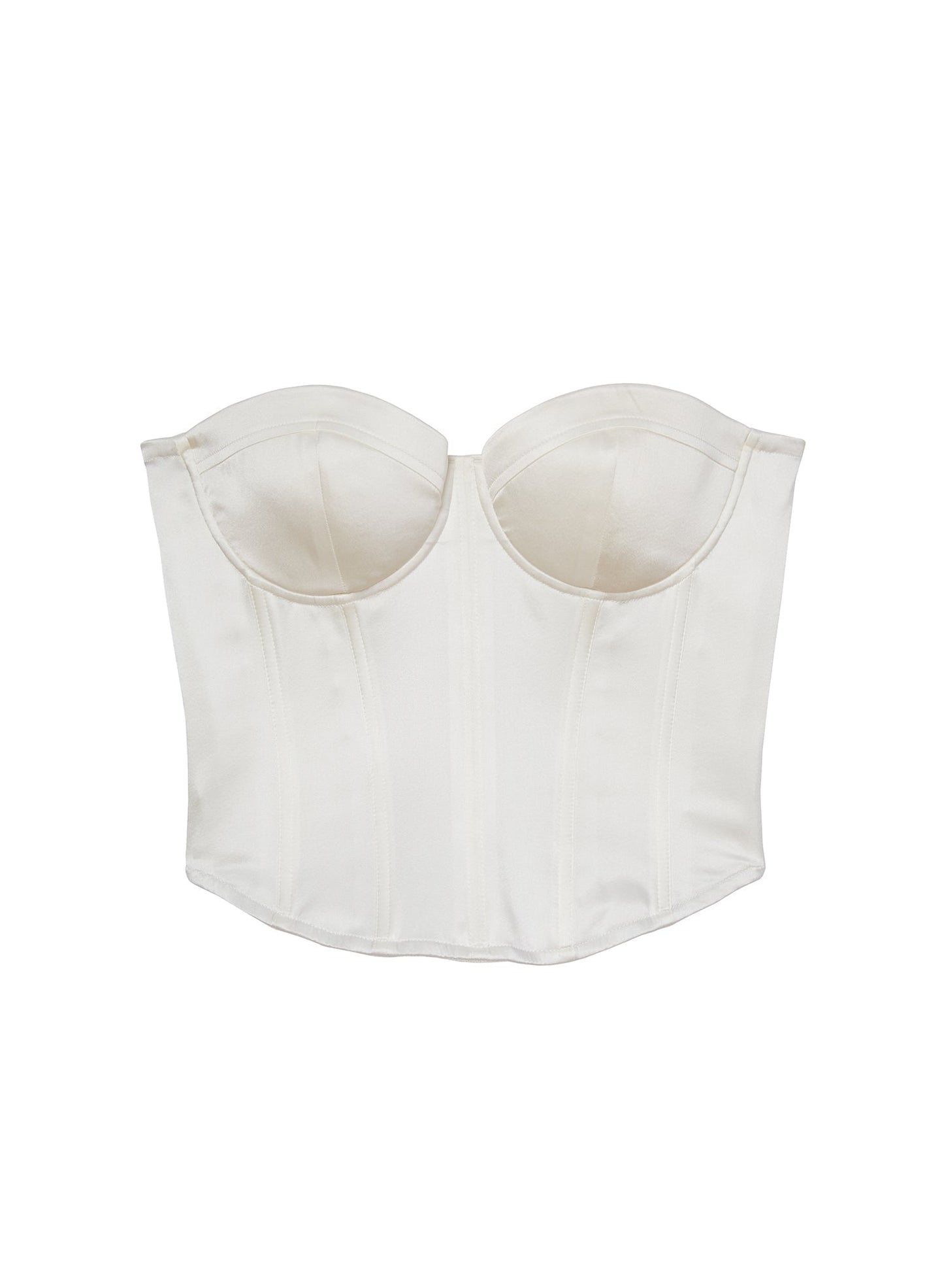 Fleur du Mal Ivory Hamptons Bustier