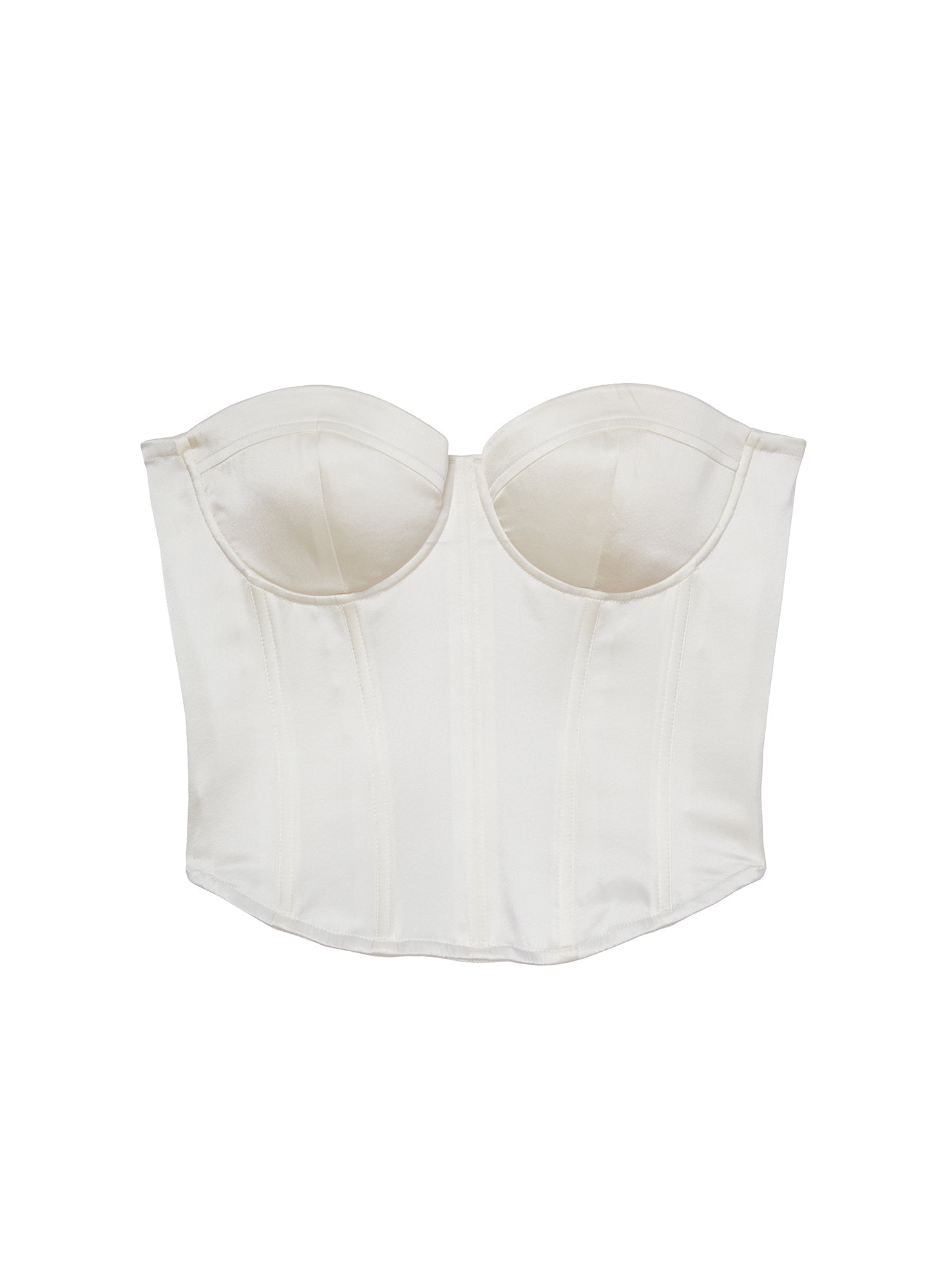 Fleur du Mal Ivory Hamptons Bustier