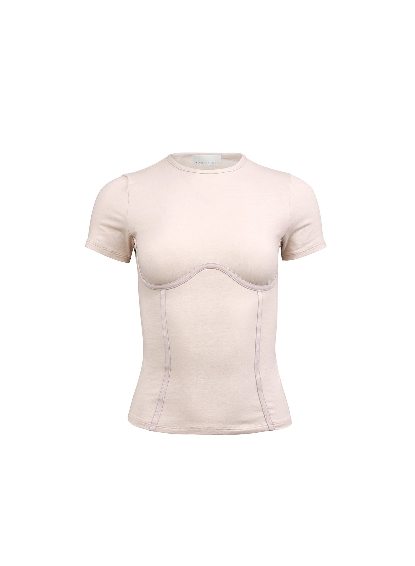 Fleur du Mal Tahini Organic Cotton T-Shirt