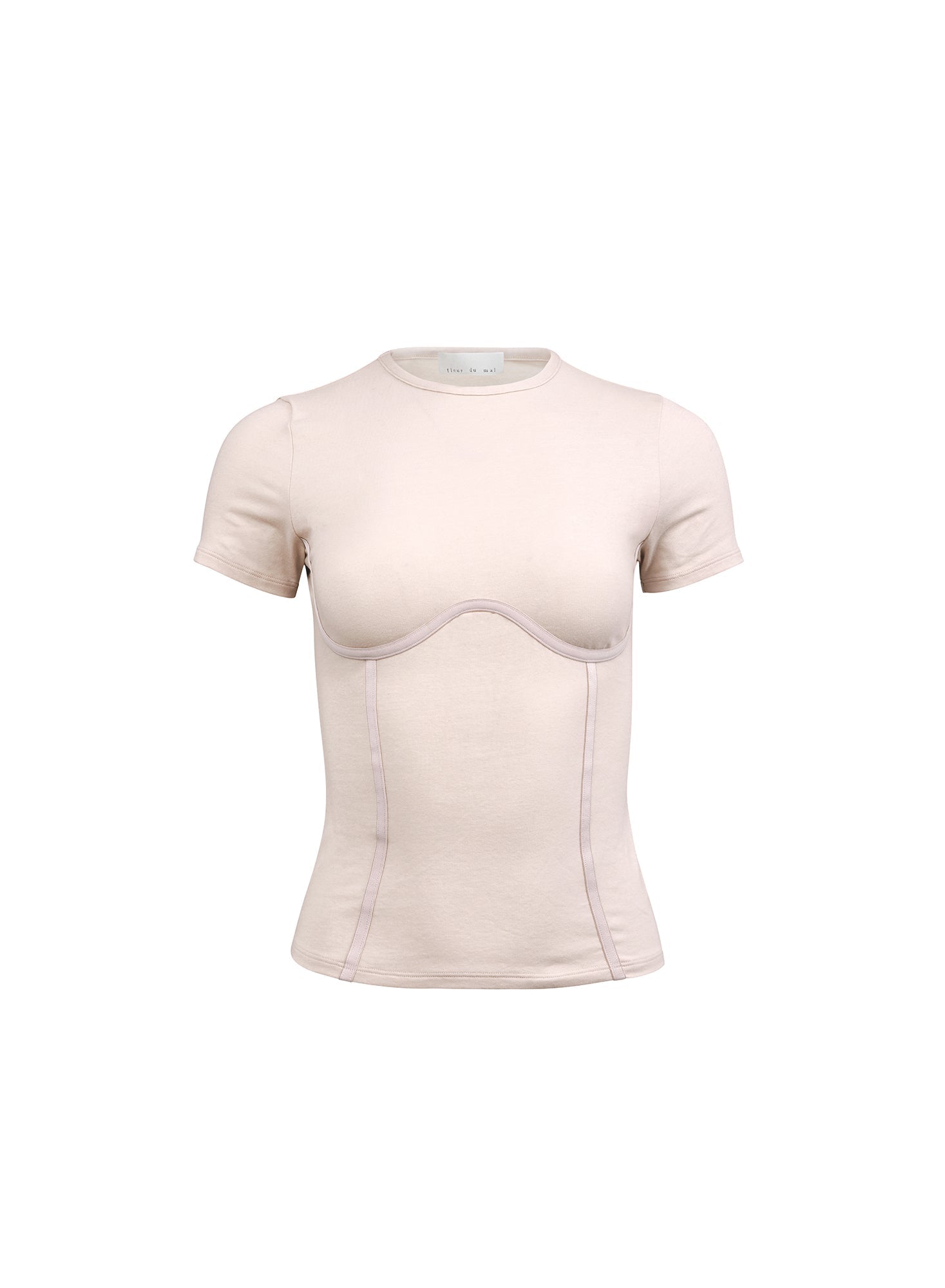 Fleur du Mal Tahini Organic Cotton T-Shirt
