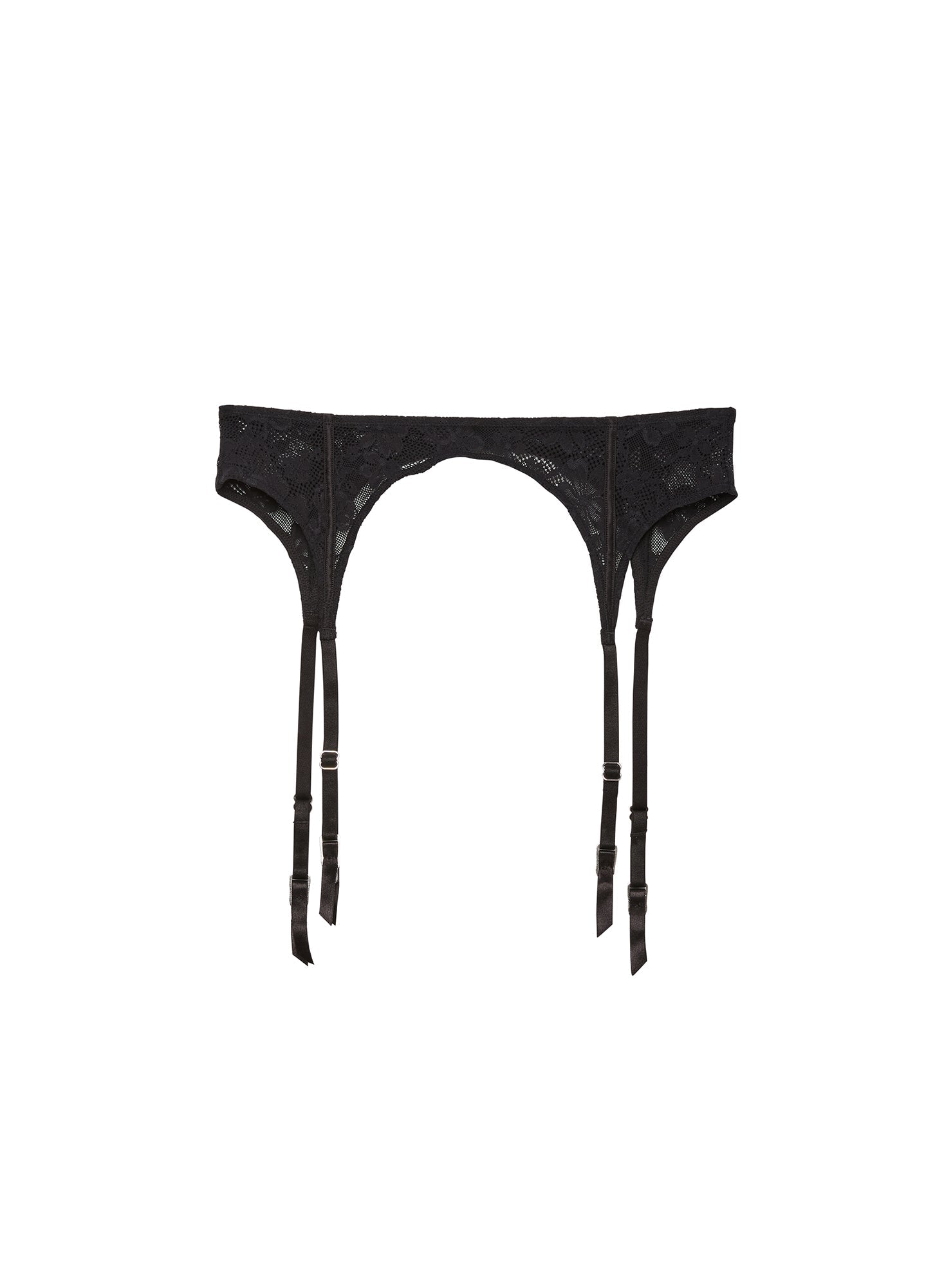 Fleur du Mal Le Stretch Lace Garter Belt
