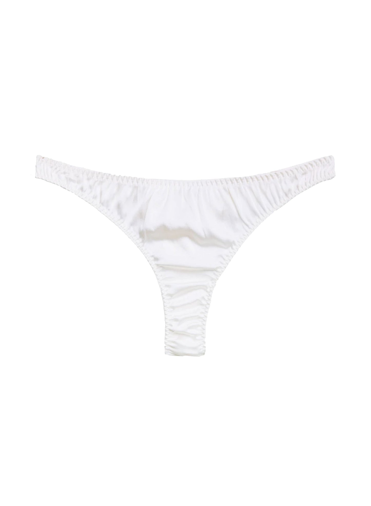 Fleur du Mal Ivory Luxe Thong