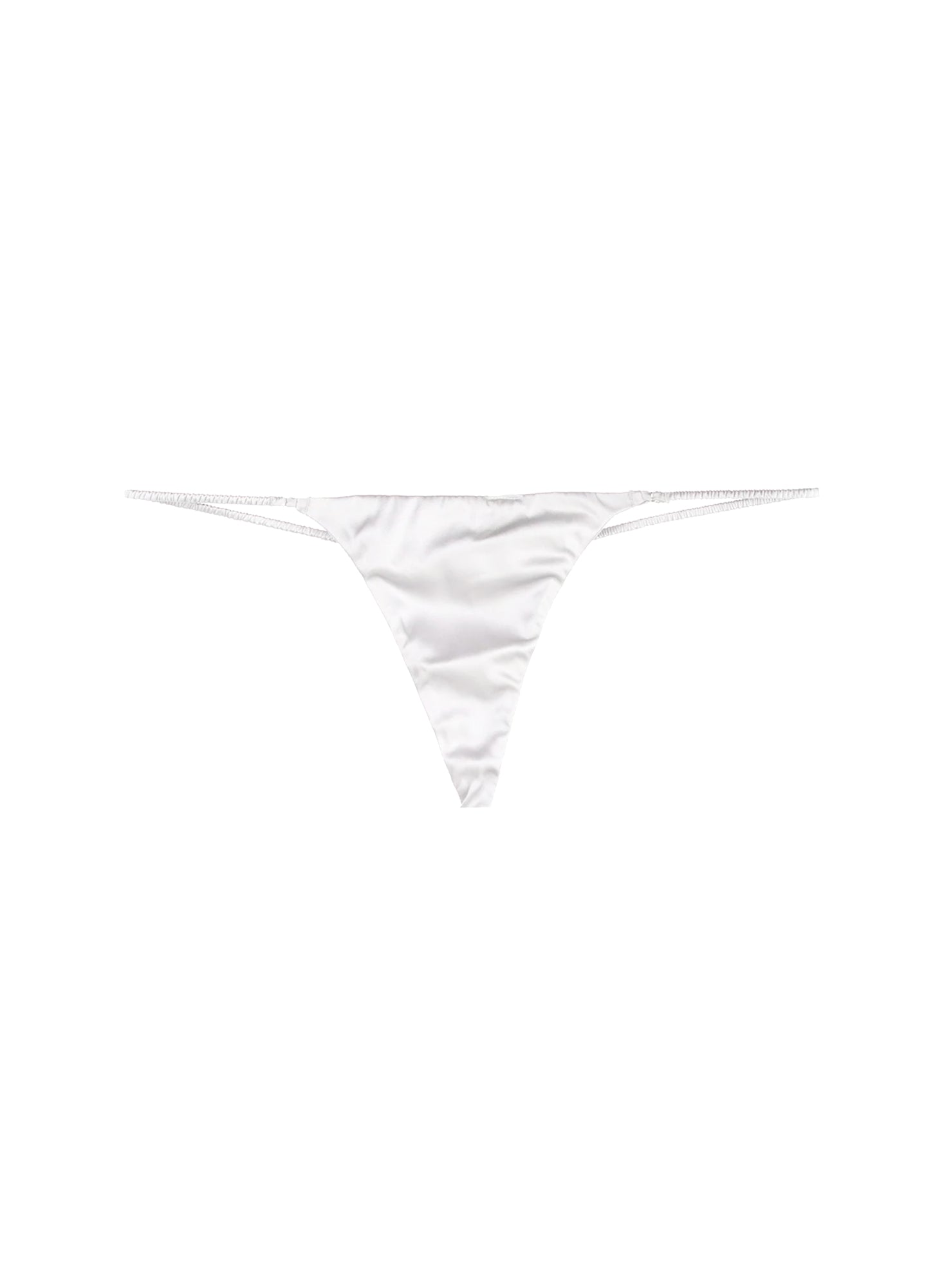 Fleur du Mal Ivory Luxe V-String