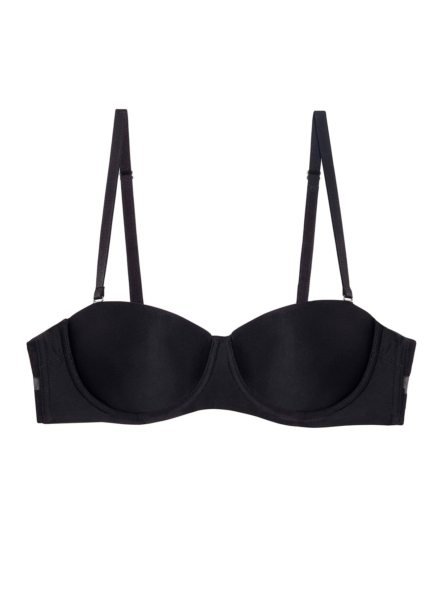 Fleur du Mal Black Charlotte Convertible Strapless Bra