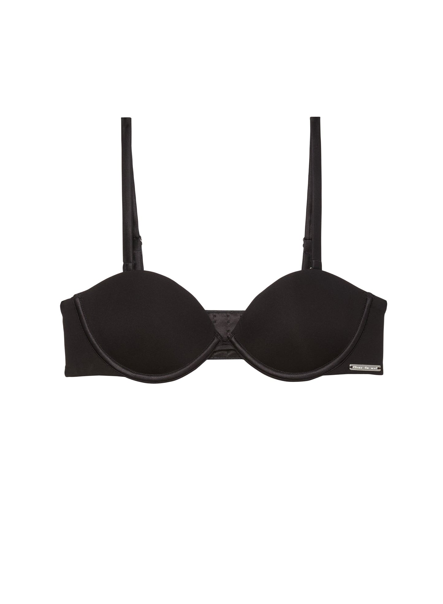 Fleur du Mal Black Le Stretch Micro Multi-Way Bra