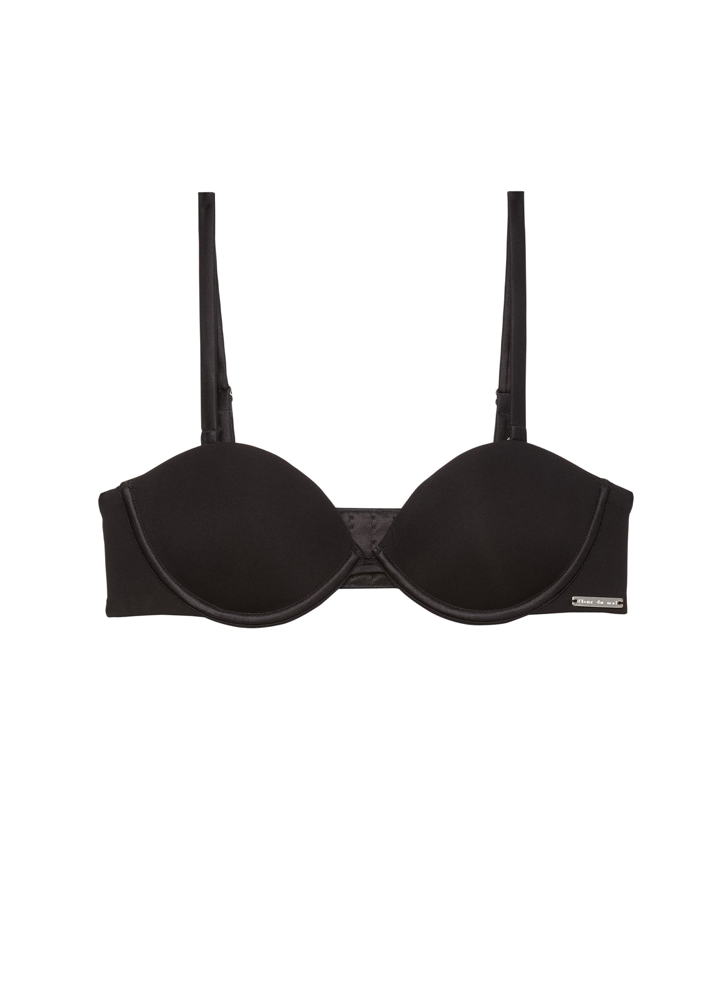 Fleur du Mal Black Le Stretch Micro Multi-Way Bra