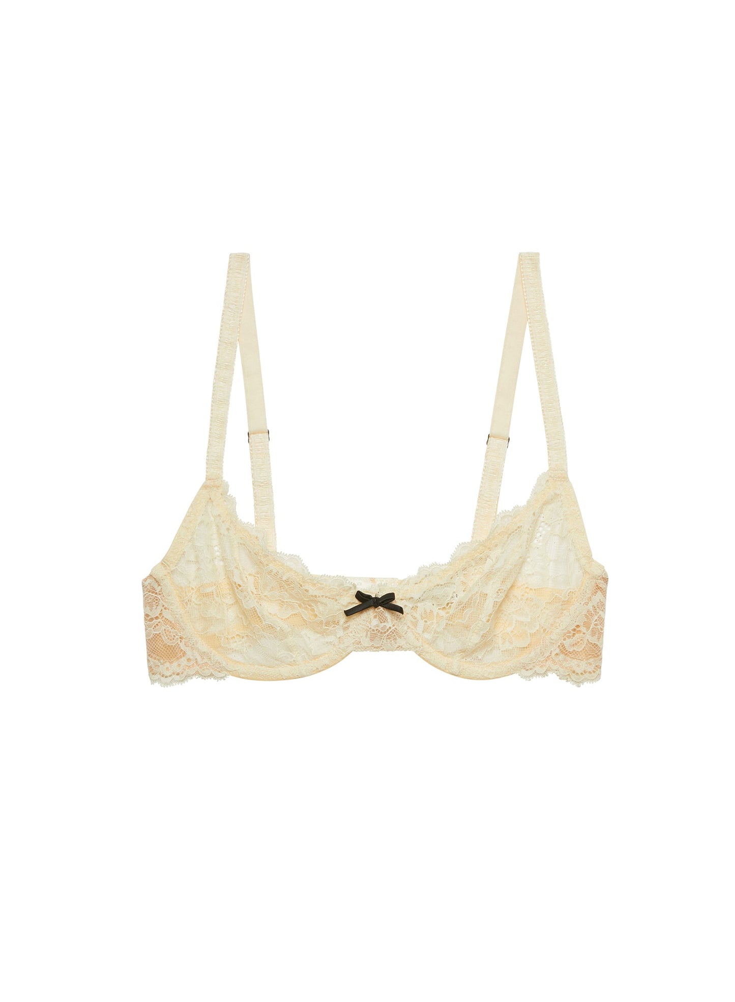 Fleur du Mal Buttercup Bianca Lace Bra