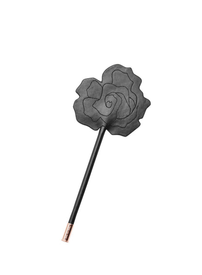 Fleur du Mal Black Leather Rose Shaped Paddle