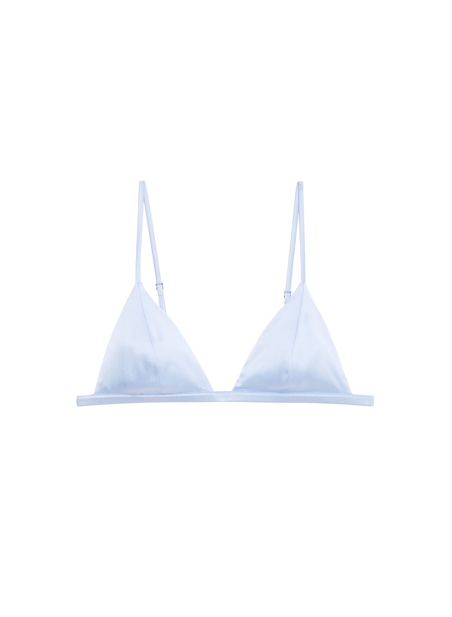 Fleur du Mal Ice Queen Luxe Triangle Bra