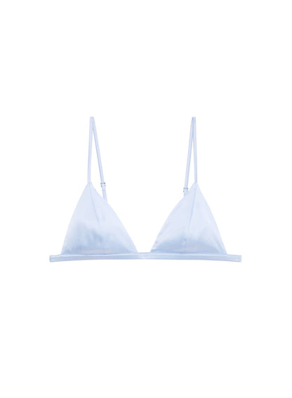 Fleur du Mal Ice Queen Luxe Triangle Bra