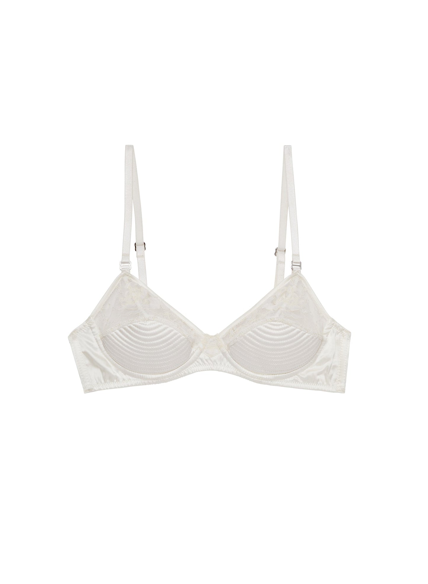 Fleur du Mal Ivory Juliet Lace Bebe Bra