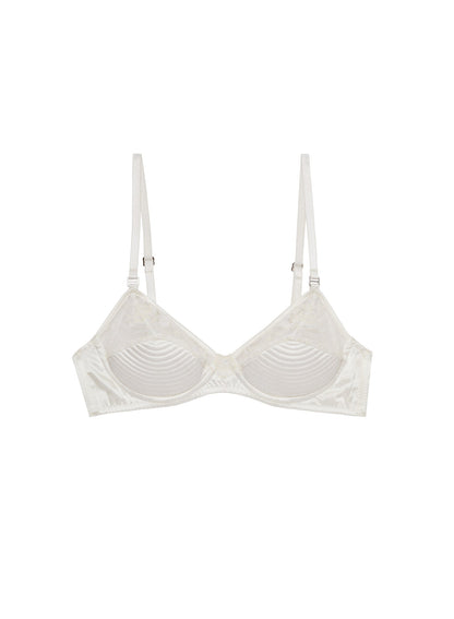 Fleur du Mal Ivory Juliet Lace Bebe Bra