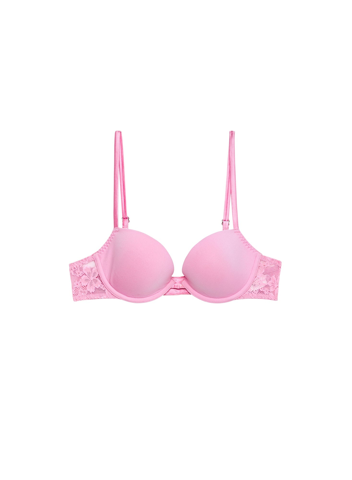 Fleur du Mal Bisou Le Stretch Lace Molded Demi Bra