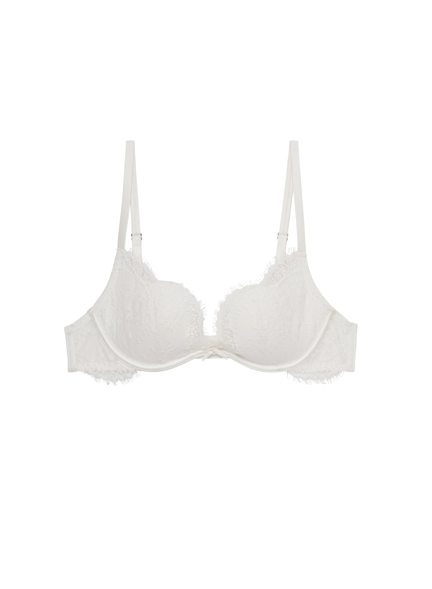 Fleur du Mal Ivory Frankie Lace Seduce U-Plunge Bra