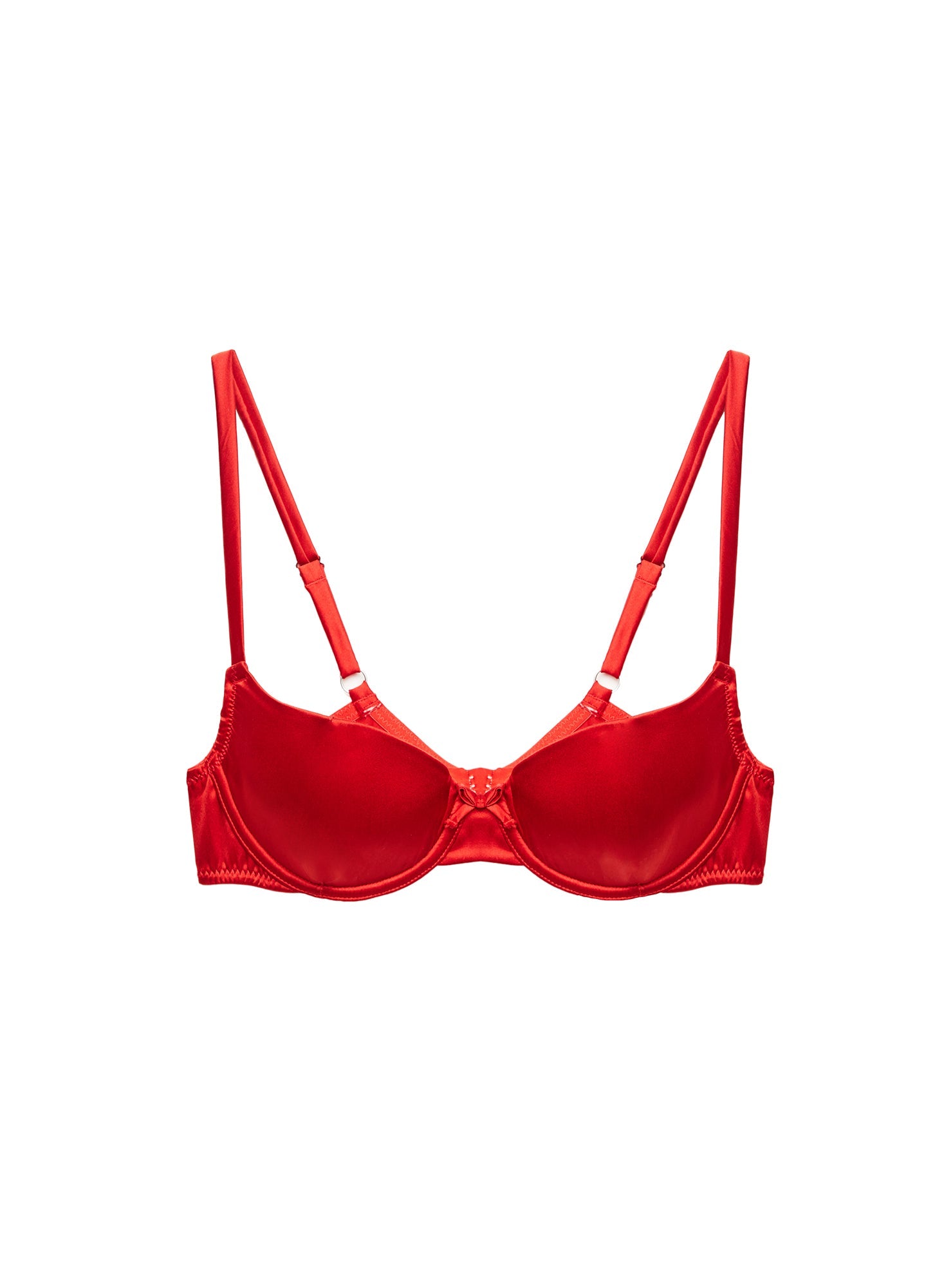 Fleur du Mal Rouge Seamless Luxe Balconette Bra