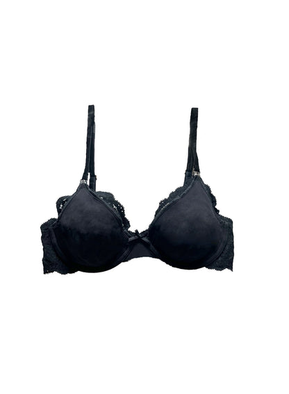 Fleur du Mal Black Charlotte Nursing Bra