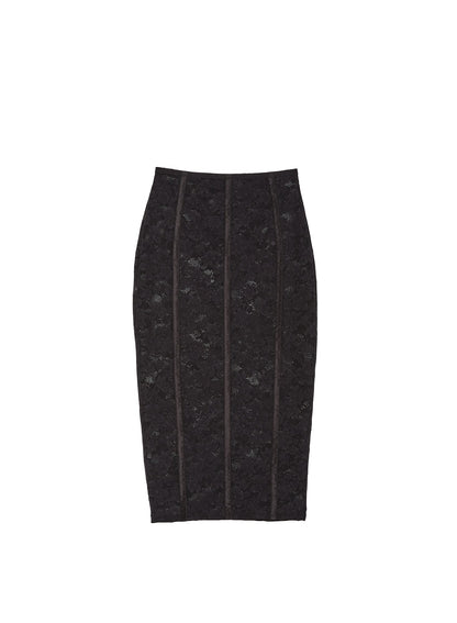 Fleur du Mal Le Stretch Lace Pencil Skirt