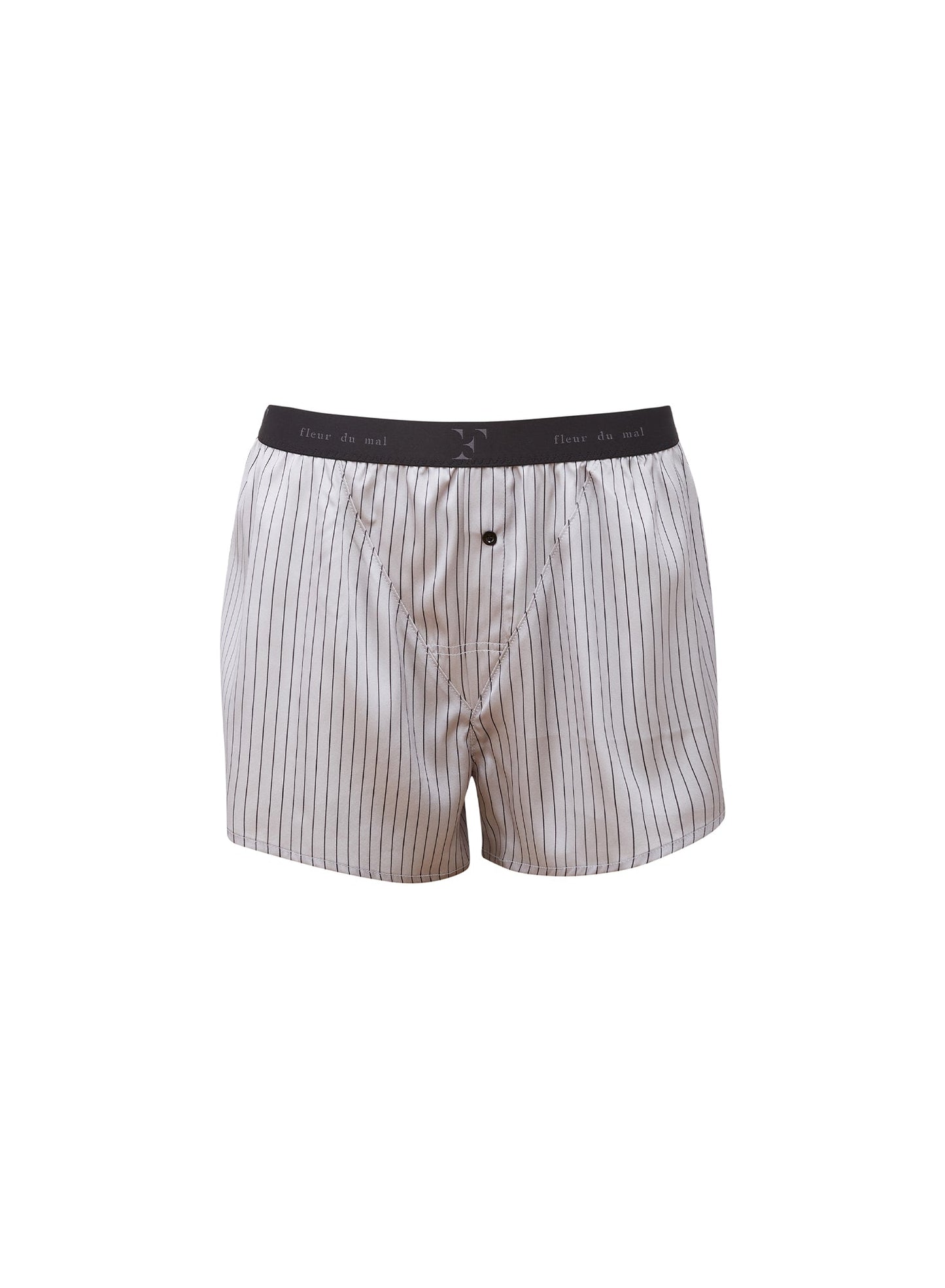 Fleur du Mal Ash Pinstripe Unisex Boxer Short