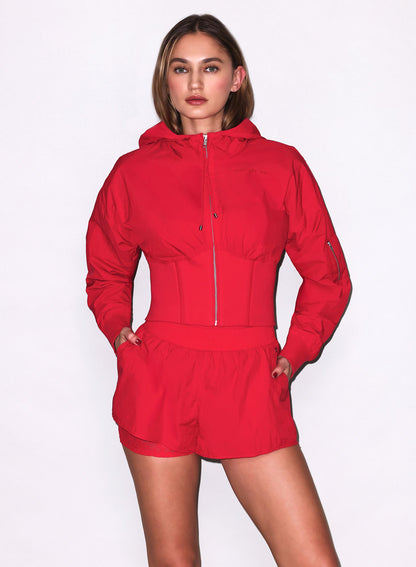 Fleur du Mal Raspberry Jam Warm Up Jacket
