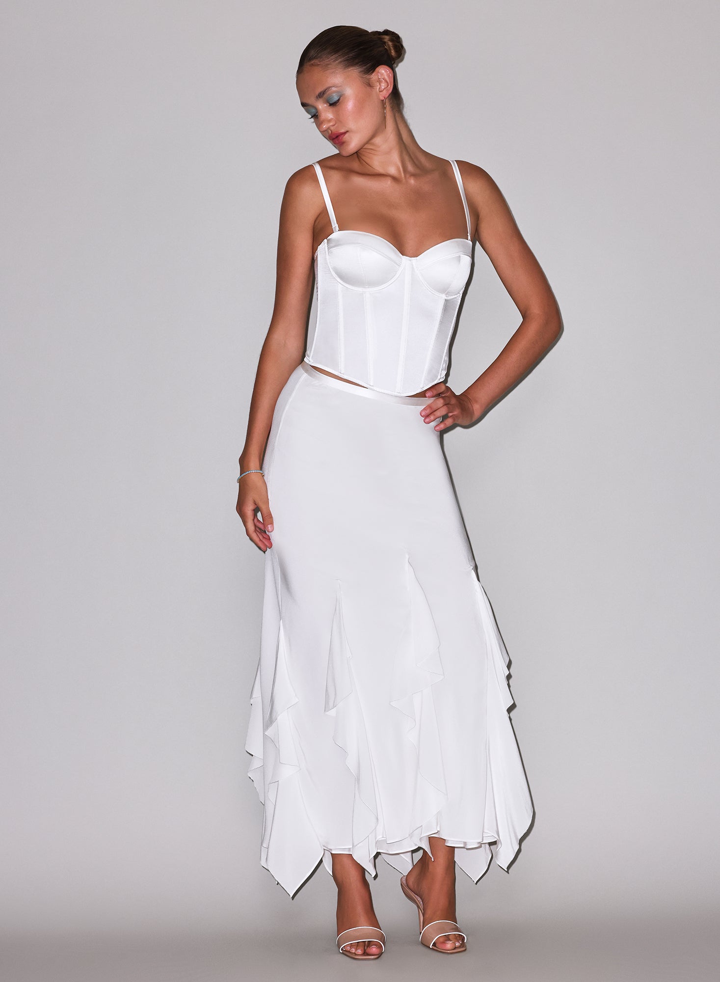 Fleur du Mal Ivory Eva Skirt