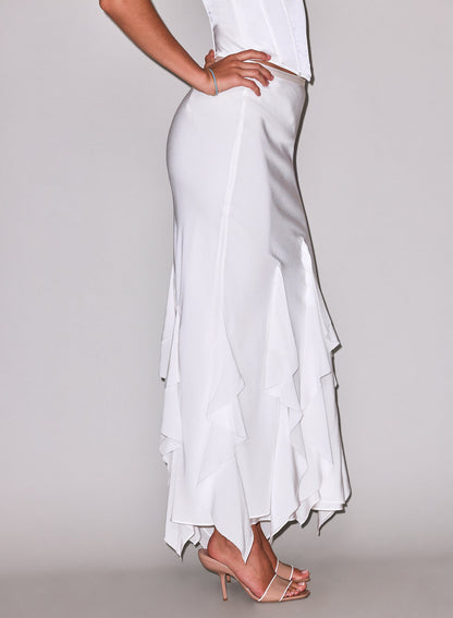 Fleur du Mal Ivory Eva Skirt
