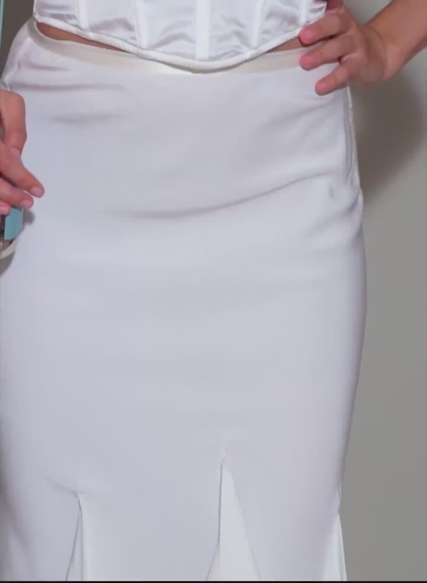 Fleur du Mal Ivory Eva Skirt