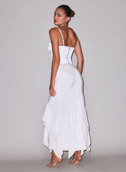 Fleur du Mal Ivory Eva Skirt