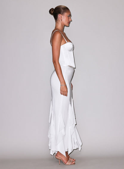 Fleur du Mal Ivory Eva Skirt
