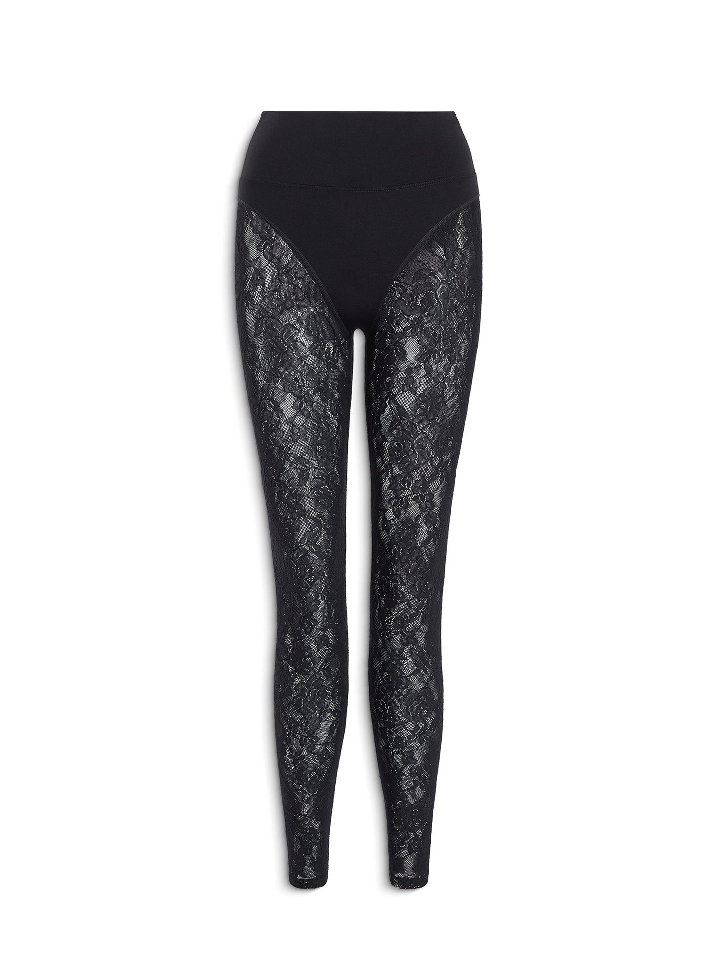 Fleur du Mal Black Le Stretch Lace Legging