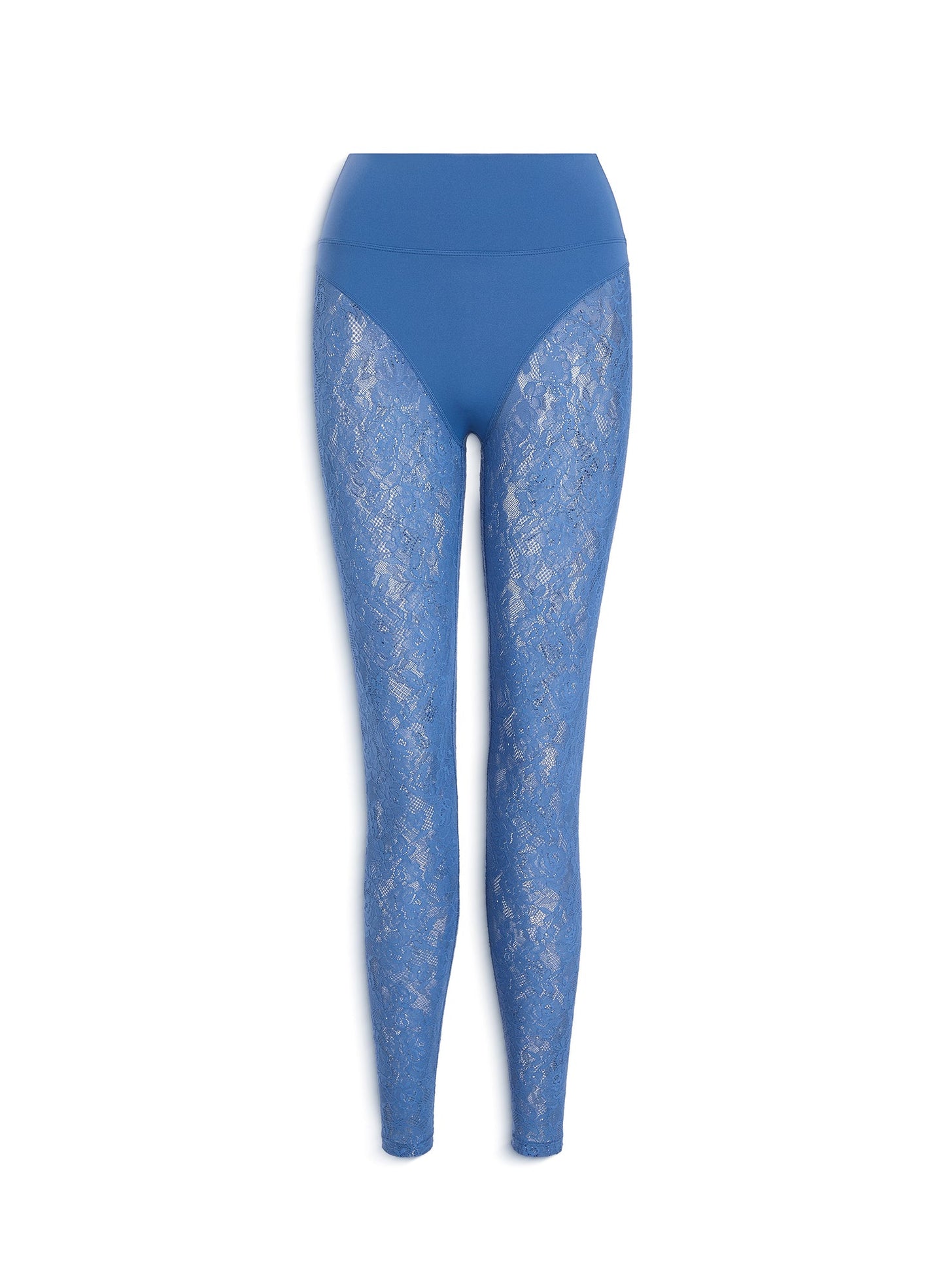 Fleur du Mal Storm Blue Le Stretch Lace Legging