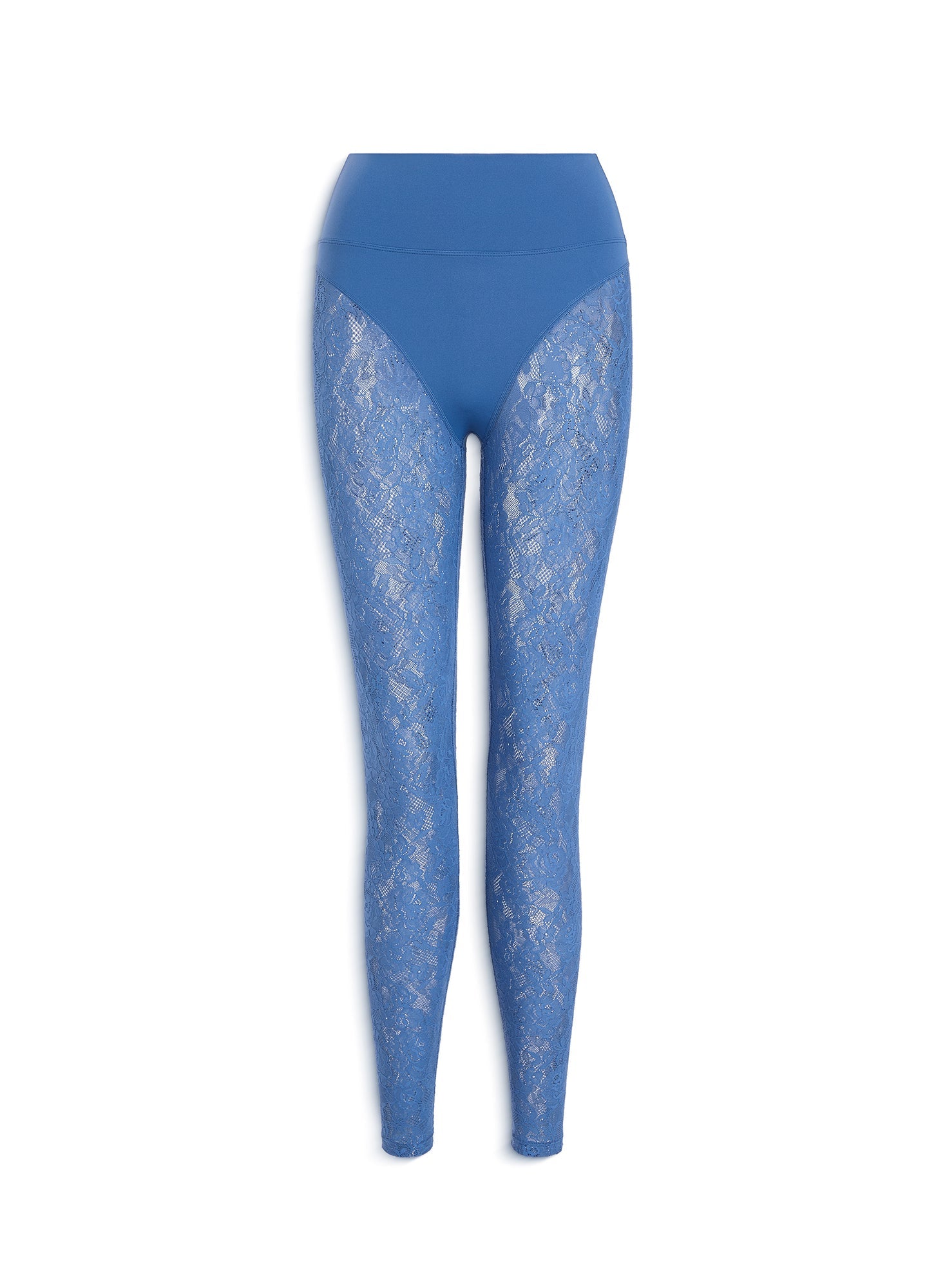 Fleur du Mal Storm Blue Le Stretch Lace Legging