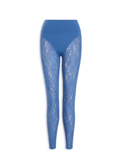 Fleur du Mal Storm Blue Le Stretch Lace Legging