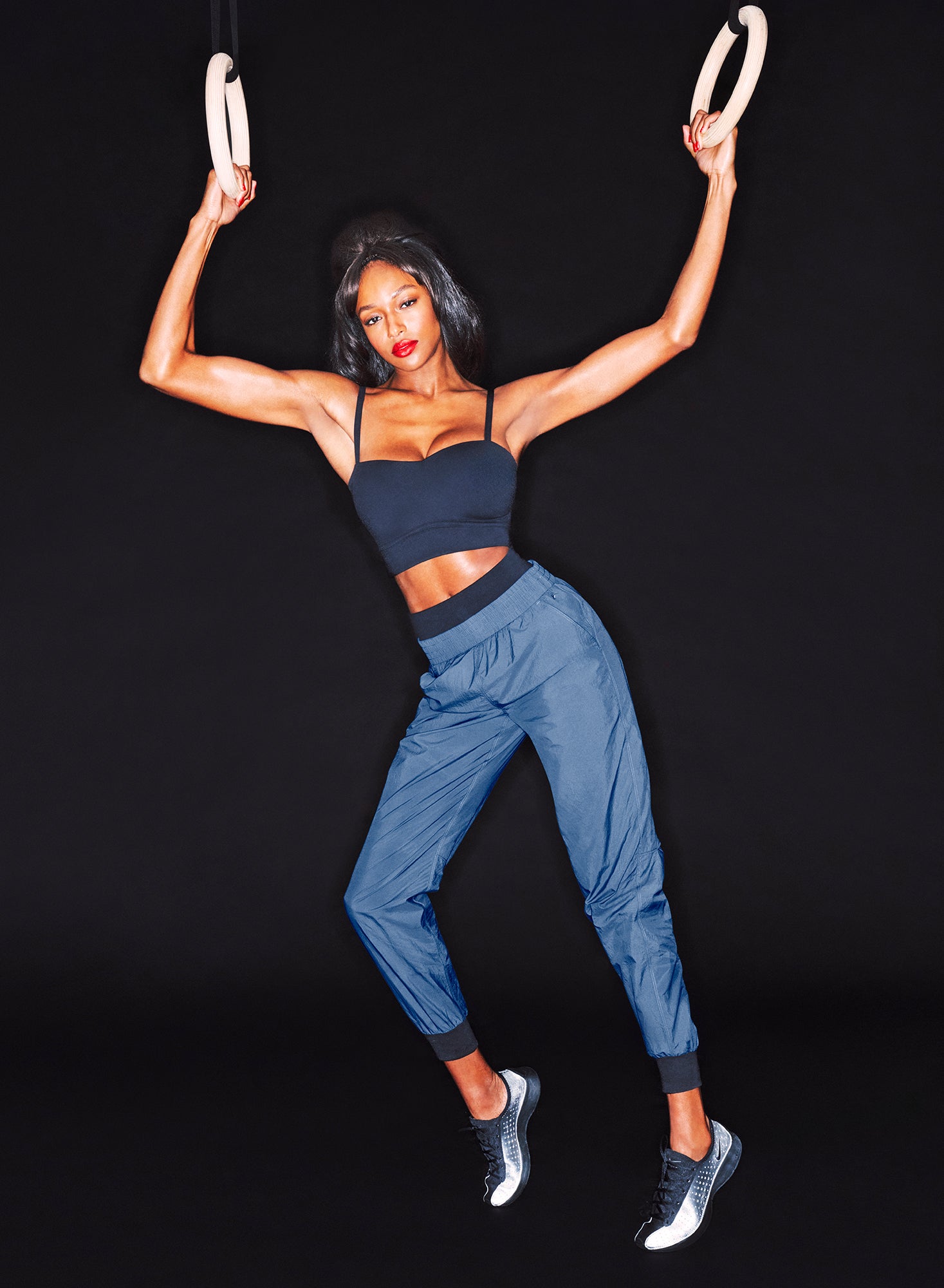 Fleur du Mal Storm Blue Warm Up Track Pant