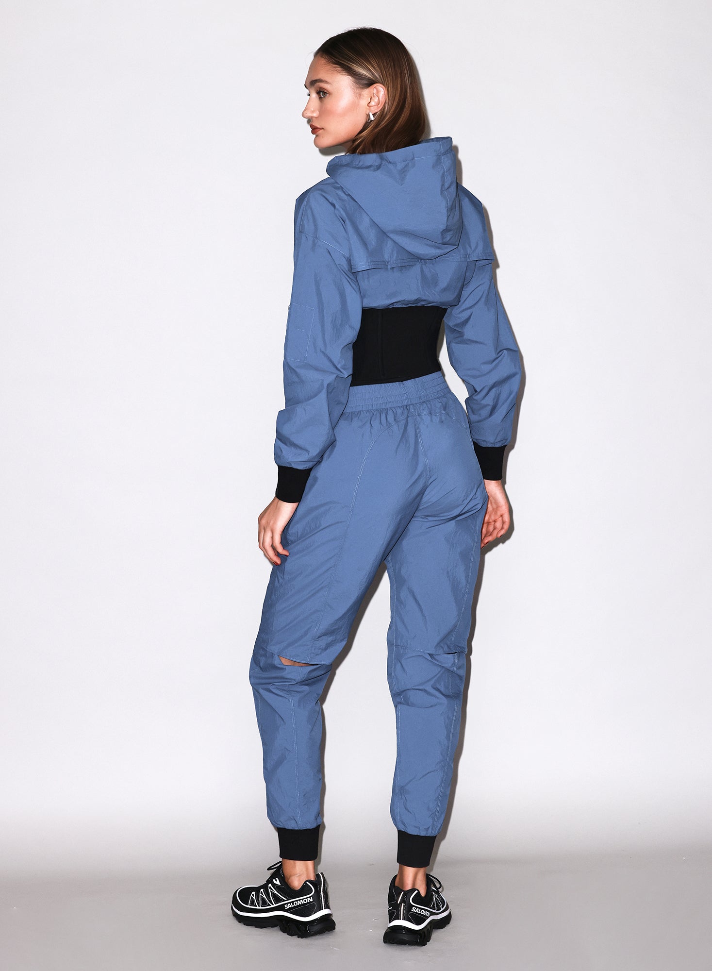 Fleur du Mal Storm Blue Warm Up Track Pant