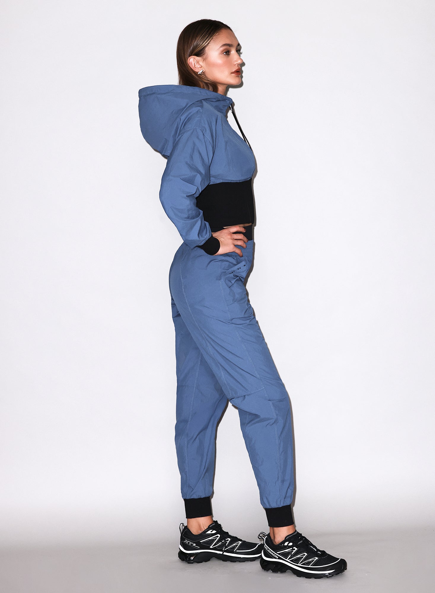 Fleur du Mal Storm Blue Warm Up Track Pant