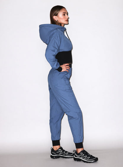 Fleur du Mal Storm Blue Warm Up Track Pant