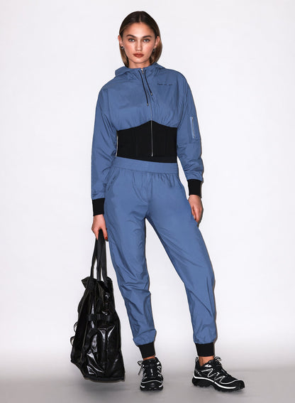 Fleur du Mal Storm Blue Warm Up Track Pant