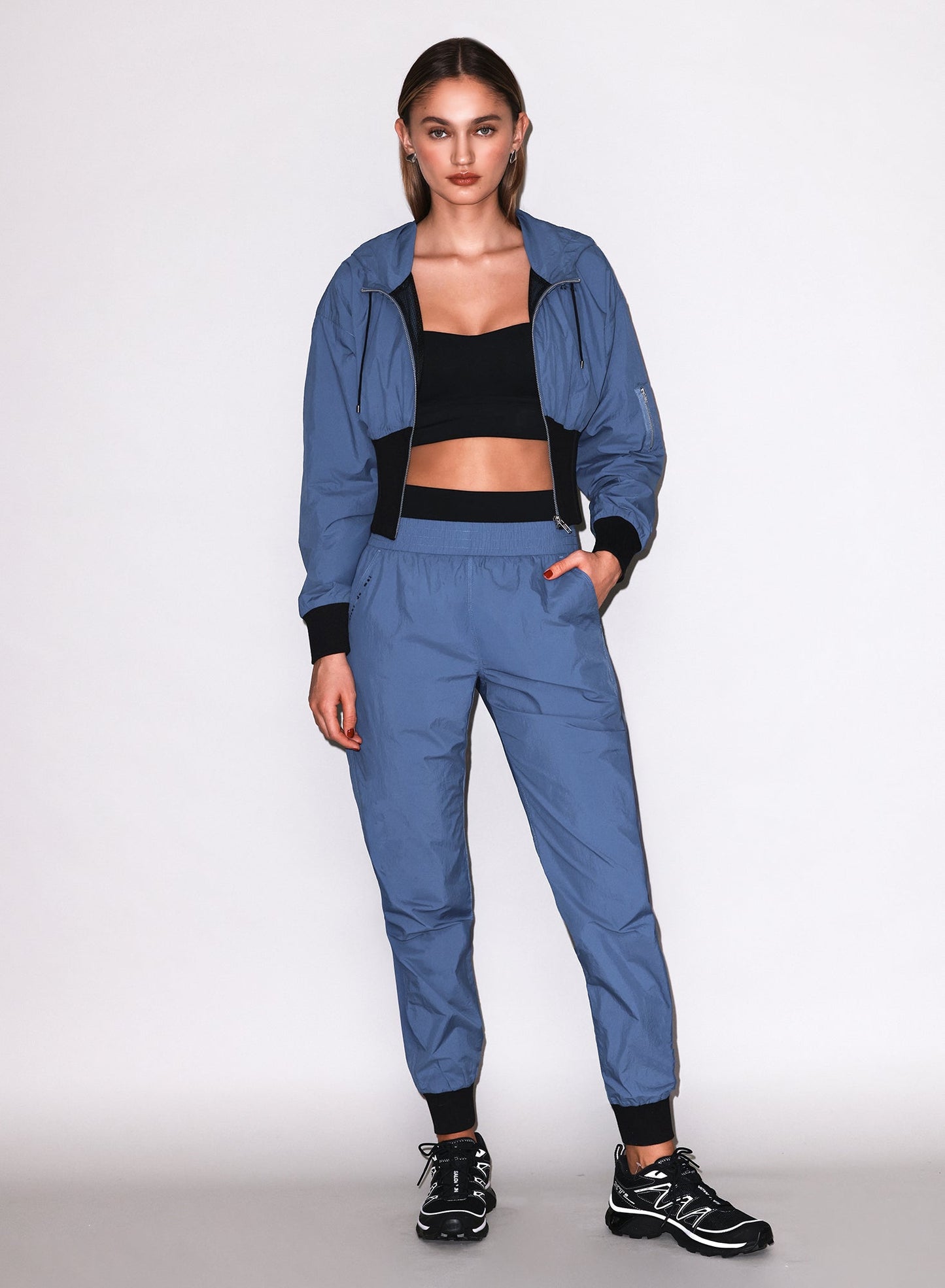 Fleur du Mal Storm Blue Warm Up Track Pant