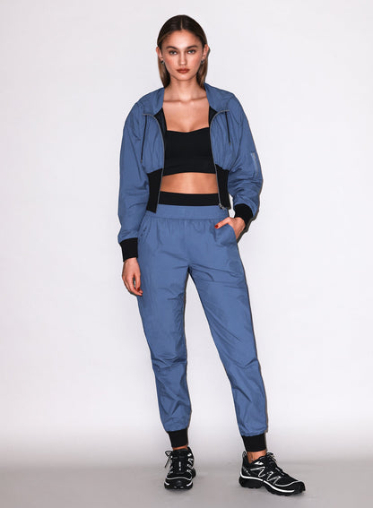Fleur du Mal Storm Blue Warm Up Track Pant