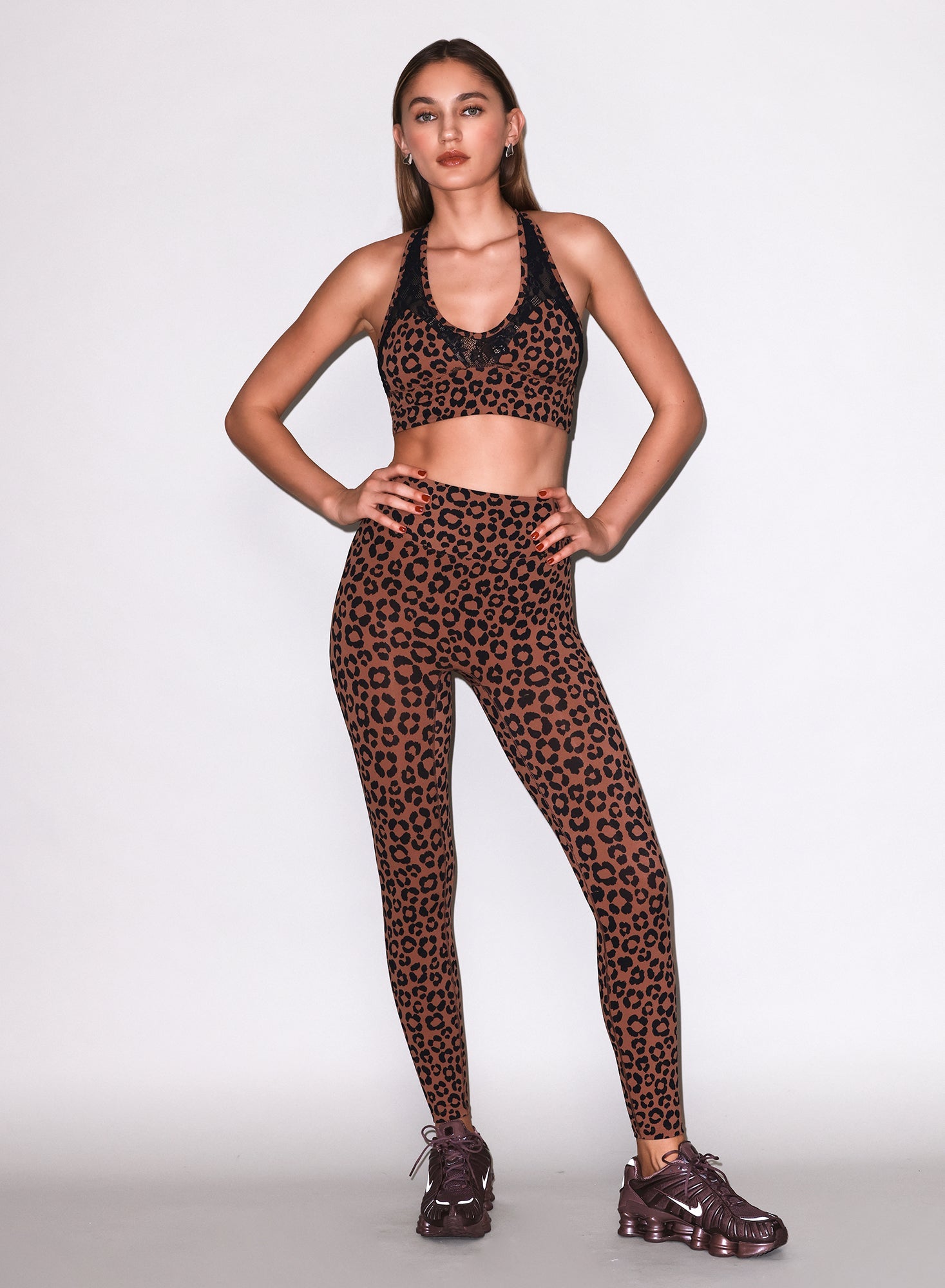 Fleur du Mal Neutral Leopard Sculpt Legging