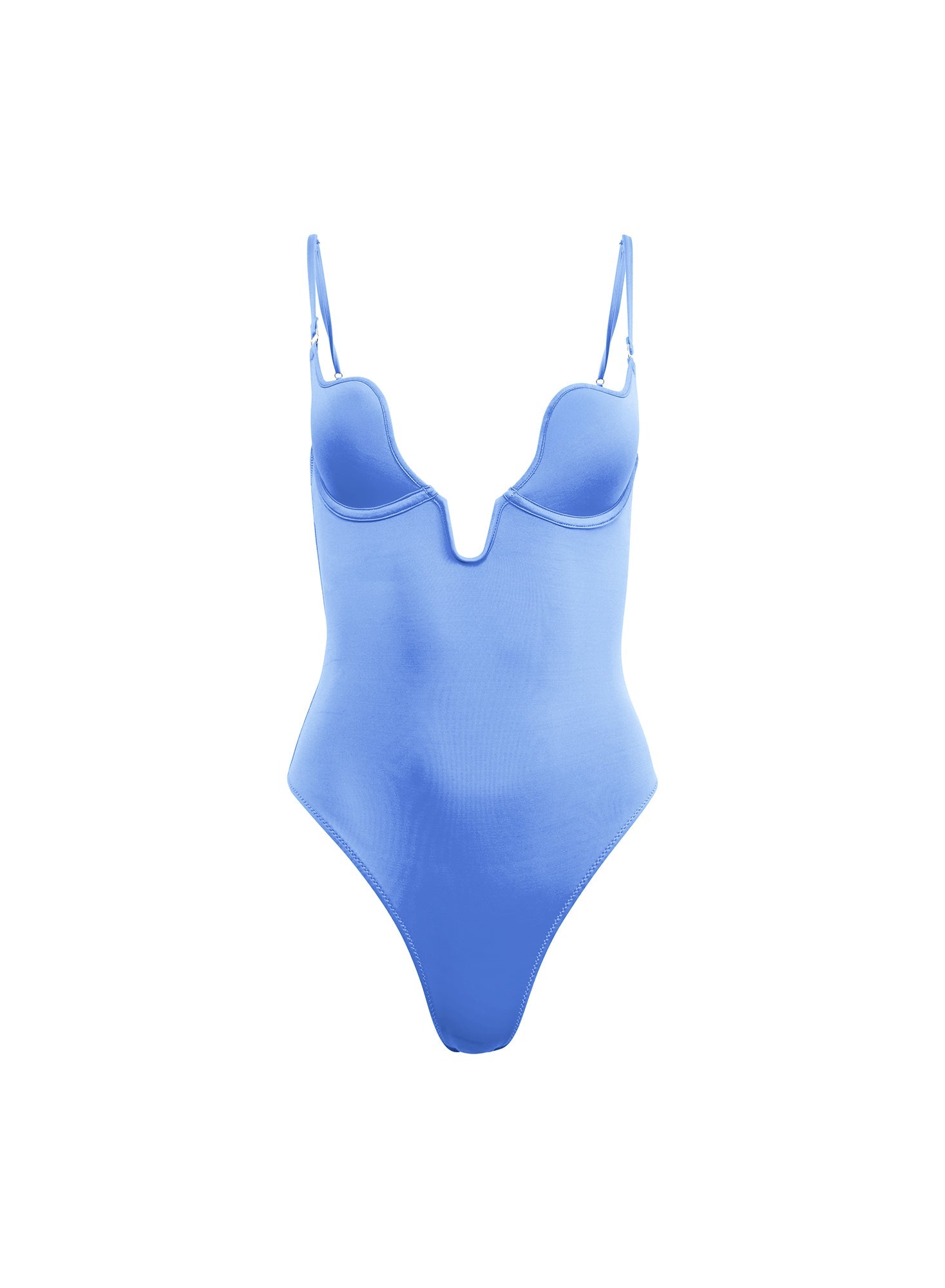 Fleur du Mal Mediterranean Blue Seduce U-Plunge One Piece